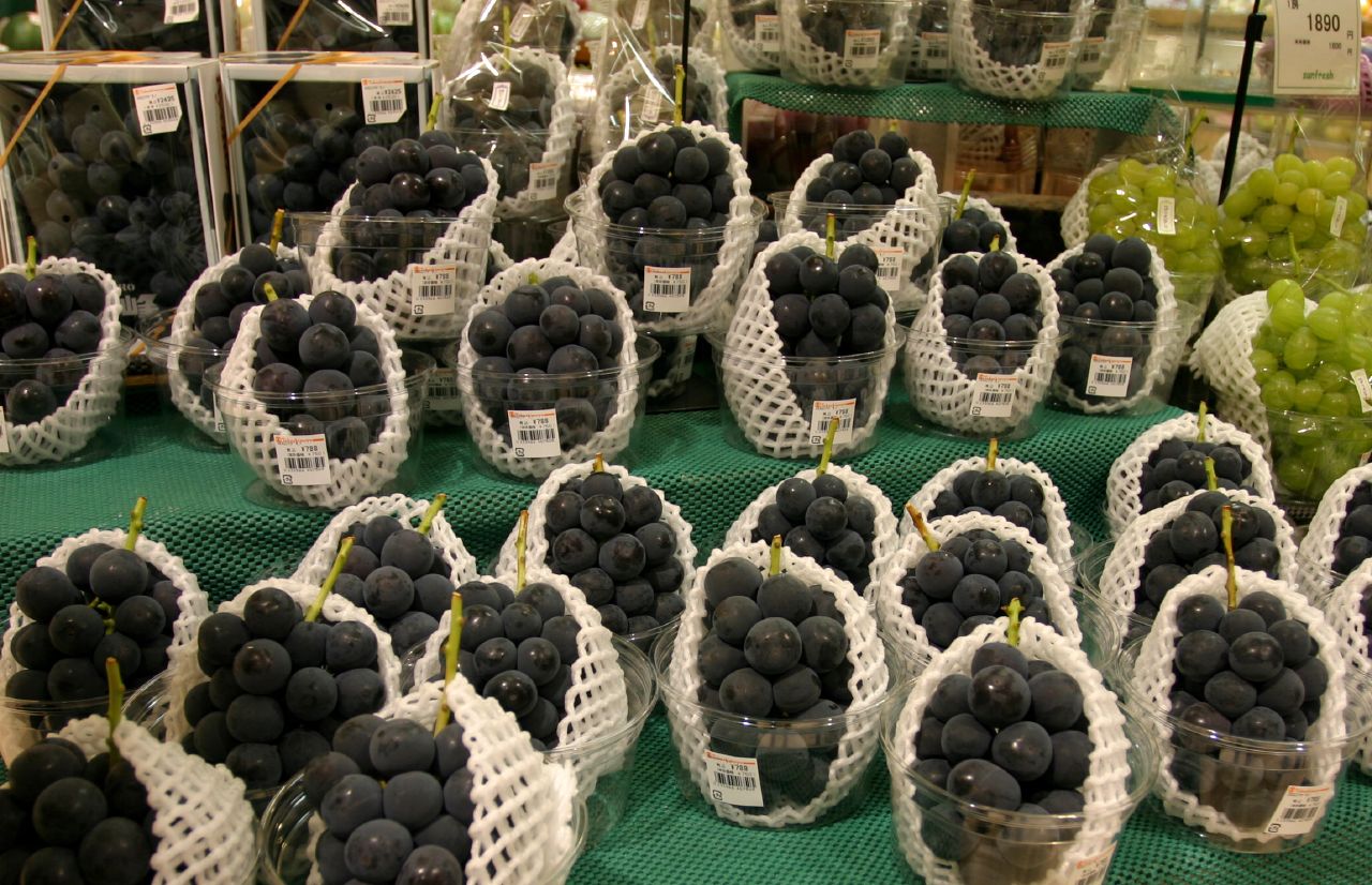 Виноград в Японии