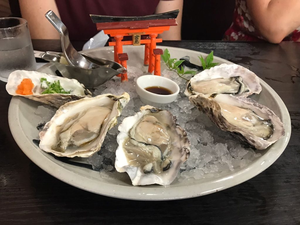 Oysters (牡蠣) WASHOKU Japanese Jobs & Foods.